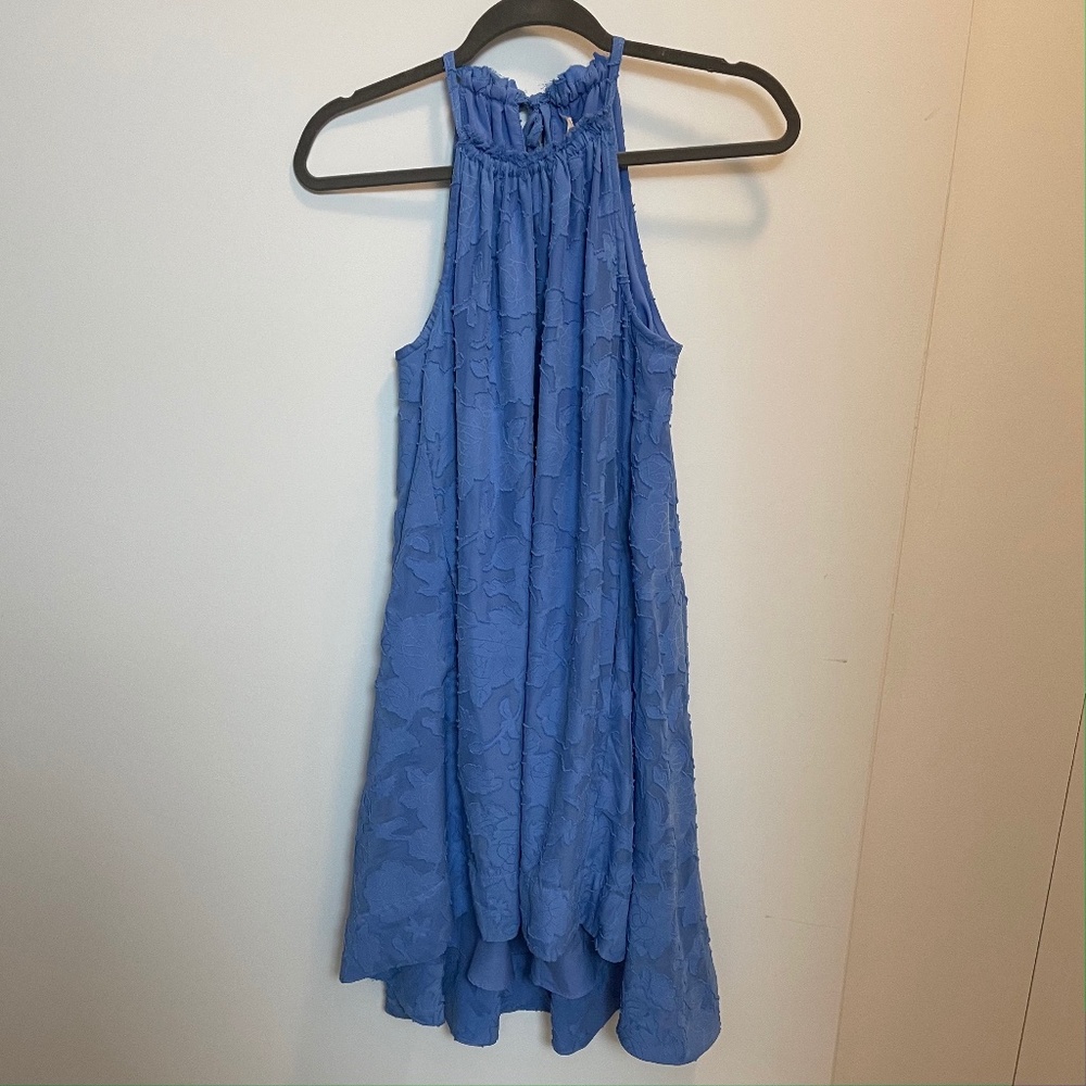 Rachel Rachel Roy Blue Halter Dress Size XS